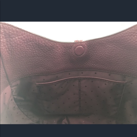 Kate Spade James Street Mason Large Hobo Merlot - Picture 7 of 8